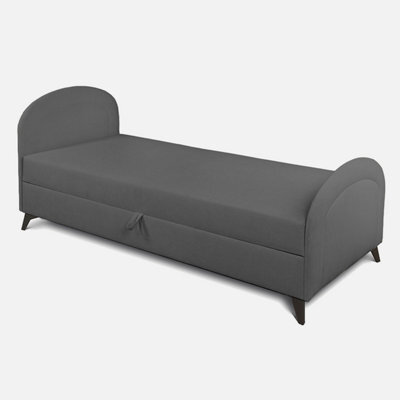 Heze Furniture Ping Day Bed Chaise Lounge With Storage - Charcoal (Mavel14) - image 1