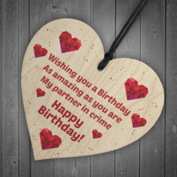 Red Ocean Happy Birthday Funny Best Friend Bestie Friendship Birthday Card Gift - thumbnail 6