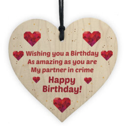 Red Ocean Happy Birthday Funny Best Friend Bestie Friendship Birthday Card Gift - thumbnail 1