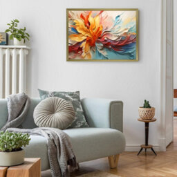 AK Frames A1 Classic Gold Modern Picture Frame - Poster Frame For Photos, Prints And Wall Art - Elegant Home Decor - thumbnail 5