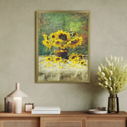 AK Frames A1 Classic Gold Modern Picture Frame - Poster Frame For Photos, Prints And Wall Art - Elegant Home Decor - thumbnail 4