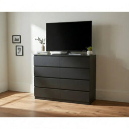 Modern Chest Of 8 Drawers Wooden Bedside Side Table Storage Furniture Cabinet - thumbnail 5