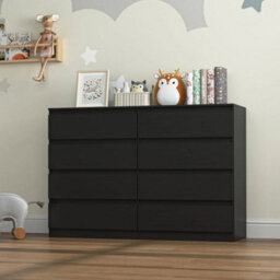 Modern Chest Of 8 Drawers Wooden Bedside Side Table Storage Furniture Cabinet - thumbnail 4