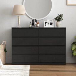 Modern Chest Of 8 Drawers Wooden Bedside Side Table Storage Furniture Cabinet - thumbnail 1