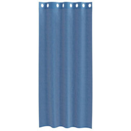 Berkfield Voile Curtains With Grommets 2 Pcs Royal Blue - thumbnail 4