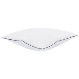 Beliani Bed Pillow Pelister Low Microfibre 80 X 80 Cm White - thumbnail 5