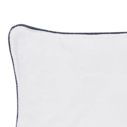 Beliani Bed Pillow Pelister Low Microfibre 80 X 80 Cm White - thumbnail 6