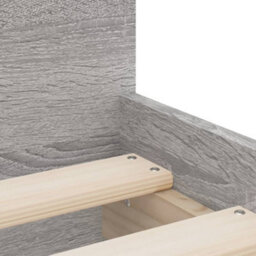 Berkfield Bed Frame With Drawers Without Mattress Grey Sonoma 100X200 Cm - thumbnail 9