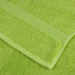 Berkfield Premium Sauna Towels Solund 10 Pcs Apple Green 80X200 Cm 600 Gsm - thumbnail 6