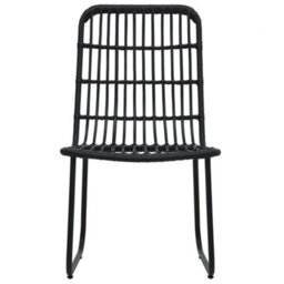 Berkfield 7 Piece Outdoor Dining Set Poly Rattan And Glass - thumbnail 4