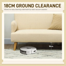 Wyld Haus Zipato Velvet Cream 2-Seater Sofa L130 X D74 X H79Cm With 21Cm Padded Seat And Wooden Legs - thumbnail 6