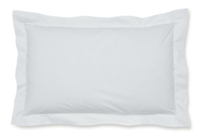 Catherine Lansfield Easy Iron Percale Oxford 50X75Cm + Border Pack Of 2 Pillow Cases With Envelope Closure White - image 1