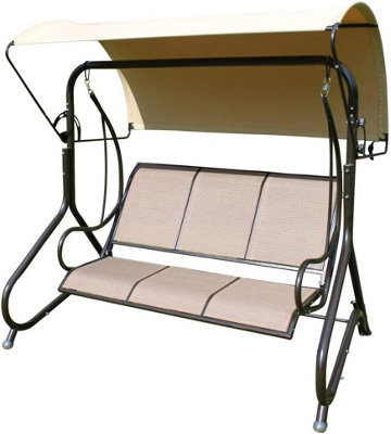 Garden Market Place Spare Canopy For Blenheim Luxury Garden 3 Seater Swing Seat (Swing Seat Not Included) - image 1
