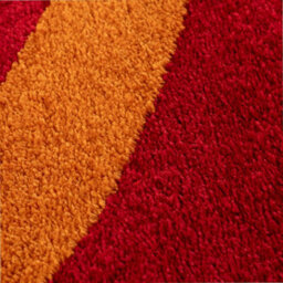 The Rugs Joli Red And Orange Wavy Rug Soft Dense Pile Easy To Clean And Pet Friendly For Living Rooms And Bedrooms - thumbnail 5