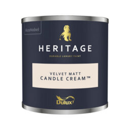 Dulux Trade Dulux Heritage Velvet Matt - 125Ml Tester Pot - Candle Cream