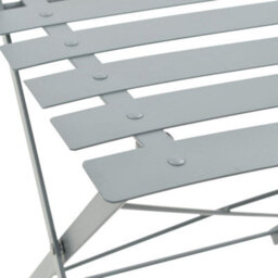 Walplus 3 Piece Bistro Set Steel Grey - Durable And Long Lasting - thumbnail 8