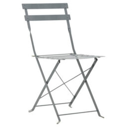 Walplus 3 Piece Bistro Set Steel Grey - Durable And Long Lasting - thumbnail 6