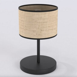 Emibig Lighting Emibig Eco Table Lamp 1 X E27 Black / Rattan - thumbnail 1