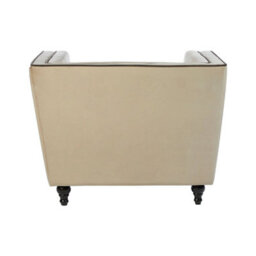 Orsina Ferris Mink Velvet Chair - thumbnail 4