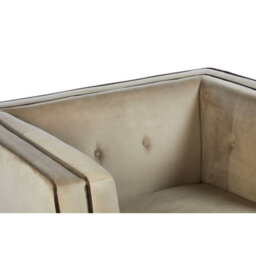 Orsina Ferris Mink Velvet Chair - thumbnail 5