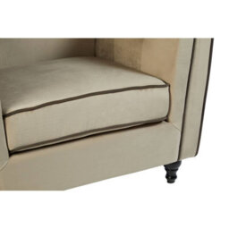 Orsina Ferris Mink Velvet Chair - thumbnail 6