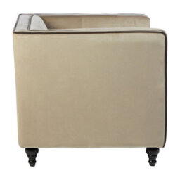 Orsina Ferris Mink Velvet Chair - thumbnail 3