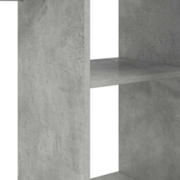 Berkfield Concrete Grey Computer Desk Concrete Grey Particle Board - thumbnail 7
