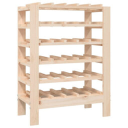 Walplus Wine Rack 61.5X30X82 Cm Solid Wood Pine - thumbnail 2