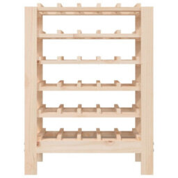 Walplus Wine Rack 61.5X30X82 Cm Solid Wood Pine - thumbnail 5