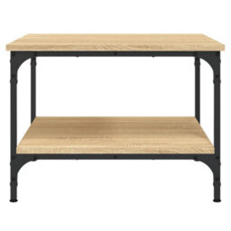 Berkfield Coffee Table Sonoma Oak 55X55X40 Cm Engineered Wood - thumbnail 4