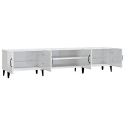 Walplus Tv Cabinet High Gloss White 180X31.5X40 Cm Engineered Wood - thumbnail 7