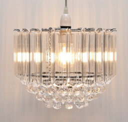 Pagazzi Lighting Pagazzi Demi Clear And Chrome Easy-Fit Pendant - thumbnail 5
