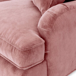 Arthur Plum Armchair For Living Room - Fully Assembled By Roseland Furniture - thumbnail 4
