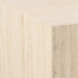 Wyld Haus Munkebo Light Travertine Marble Square Coffee Table 900 X 900 X 420mm - thumbnail 4