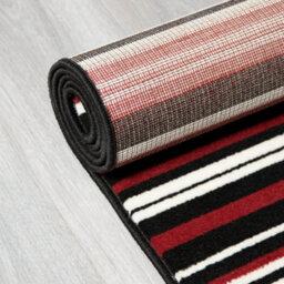 Bravich Red Lines Hard Wearing Runner Mat - Texas - 60X360Cm (2'x12') - thumbnail 4