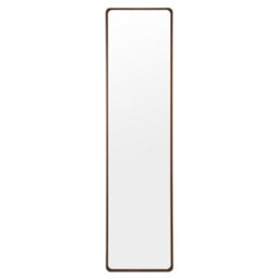 Living And Home Walnut-Colored Square Full-Length Mirror, 40Cm W X 155Cm H - thumbnail 2