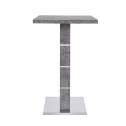 Furniture in Fashion Parini Wooden Bar Table Rectangular In Concrete Effect - thumbnail 4