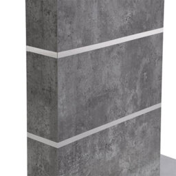 Furniture in Fashion Parini Wooden Bar Table Rectangular In Concrete Effect - thumbnail 7