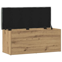 Walplus Storage Bench Artisan Oak 102X42X45 Cm Engineered Wood - thumbnail 6