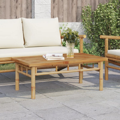 Berkfield Coffee Table 90X50X35 Cm Bamboo - image 1