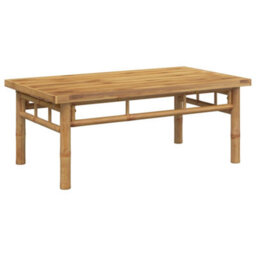 Berkfield Coffee Table 90X50X35 Cm Bamboo - thumbnail 5