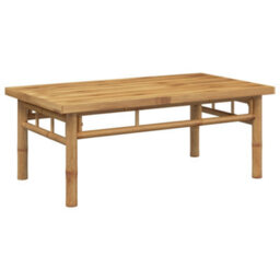 Berkfield Coffee Table 90X50X35 Cm Bamboo - thumbnail 2