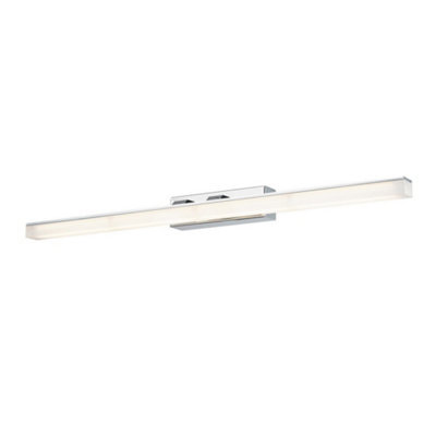 Luminosa Lighting Luminosa Modern Led Wall Lamp Chrome, Warm White 3000K 1120Lm