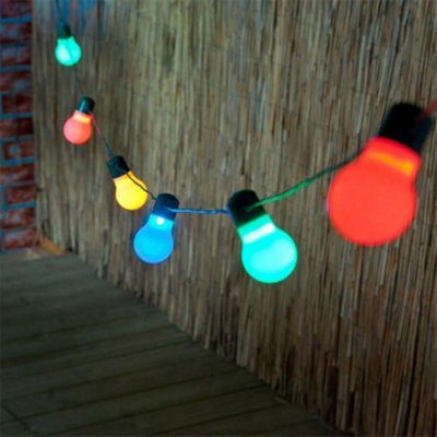 10 Led Retro Party Globe Lights  Decoration Fairy Bulb Outdoor Multi Use