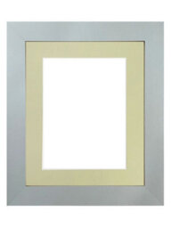 Frames By Post Metro Light Grey Frame With Light Grey Mount A2 Image Size A3 - thumbnail 1