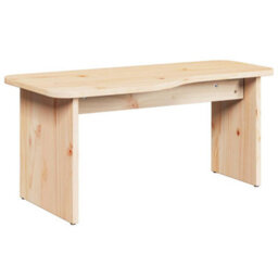 Berkfield Coffee Table 2 Pcs Natural 100 X 69 X 35.5 Cm Solid Pine Wood - thumbnail 6