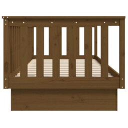 Berkfield Day Bed Honey Brown 80X200 Cm Solid Wood Pine - thumbnail 9
