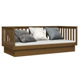 Berkfield Day Bed Honey Brown 80X200 Cm Solid Wood Pine - thumbnail 3