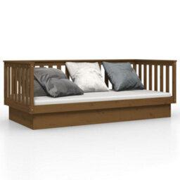Berkfield Day Bed Honey Brown 80X200 Cm Solid Wood Pine - thumbnail 2