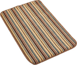 eXtreme Dandy By William Armes, Ios Stripe Indoor Washable Rug, Brown, 80 X 50 - thumbnail 2